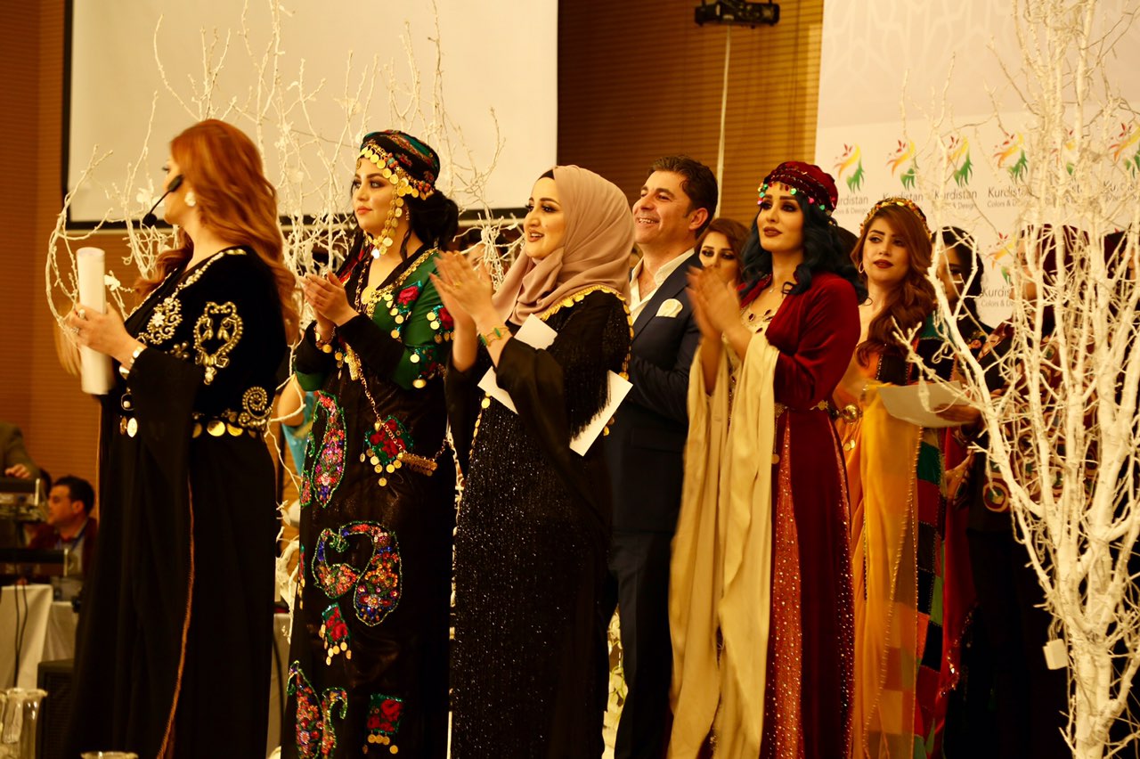 A Kurdish fashion design contest in the Kurdistan Region's Sulaimani, Feb. 1, 2019. (Photo: Kurdistan 24/Ibrahim Fatah)